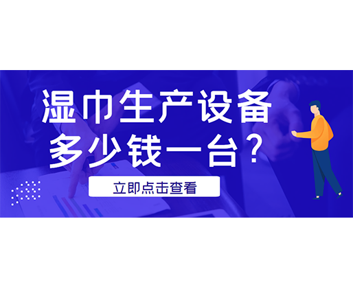 濕巾生產(chǎn)設備多少錢一臺？廠家發(fā)貨免費試機！