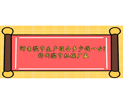 河南濕巾生產(chǎn)設(shè)備多少錢一臺？鄭州濕巾機(jī)械廠家