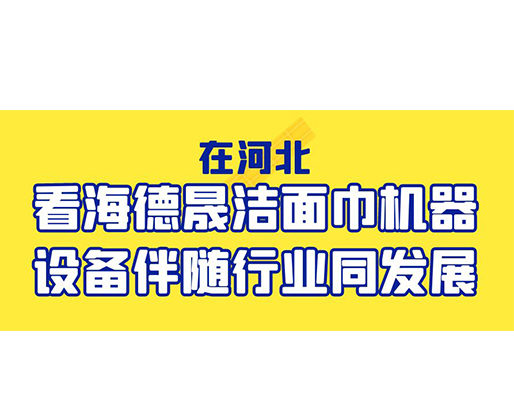在河北，看海德晟潔面巾機器設(shè)備伴隨行業(yè)同發(fā)展