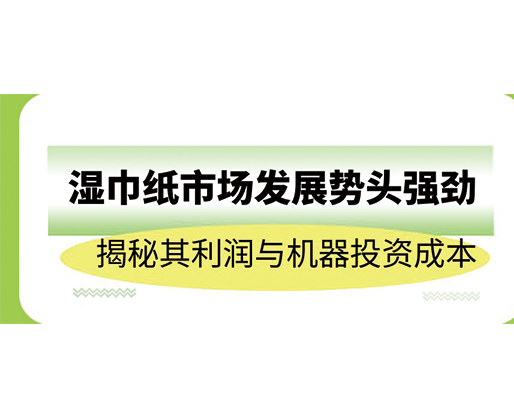 濕巾紙市場發(fā)展勢頭強勁，揭秘其利潤與機器投資成本