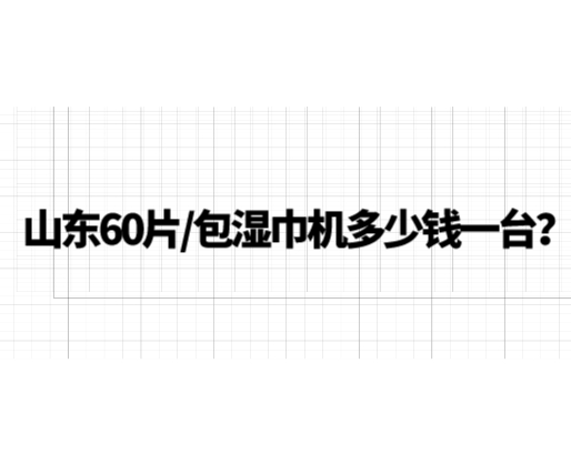 山東60片/包濕巾機(jī)多少錢一臺？
