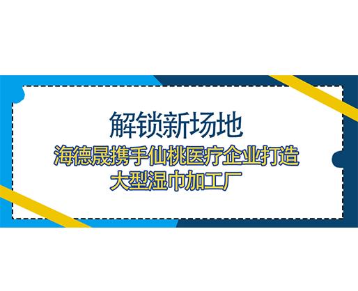 解鎖新場地，海德晟攜手仙桃醫(yī)療企業(yè)打造大型濕巾加工廠