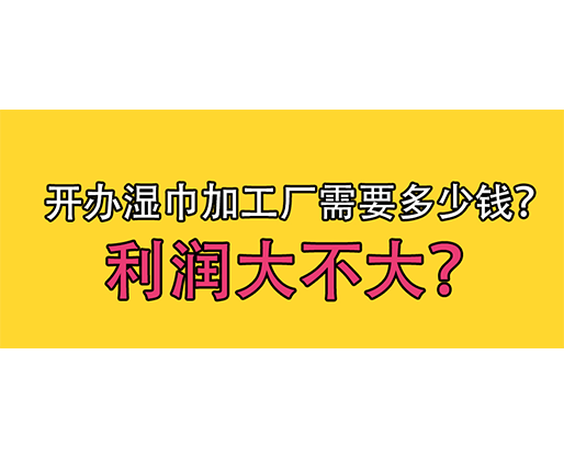 開(kāi)辦濕巾加工廠需要多少錢？利潤(rùn)大不大？